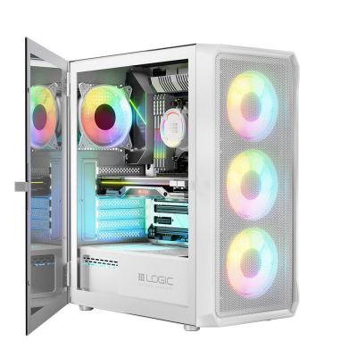 3. LOGIC OBUDOWA PORTOS ARGB MIDI USB 3.0 WHITE