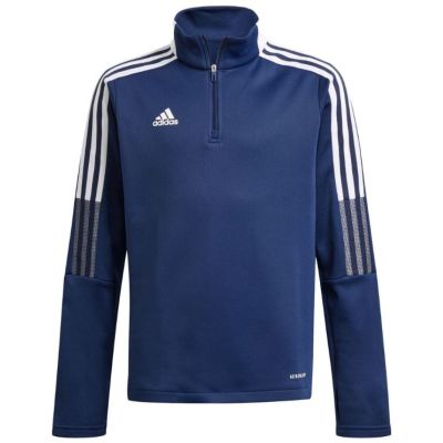 6. Bluza dla dzieci adidas Tiro 21 Warm Top granatowa GK9672