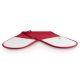 4. Le Creuset 95001000600000 rękawica kuchenna Rękwica kuchenna 1 szt. Czerwony Bawełna