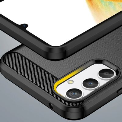 6. Carbon Case etui do Realme 10 Pro elastyczny silikonowy karbonowy pokrowiec czarne