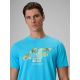 4. T-shirt regular z nadrukiem męski 4F 4FRSS26TTSHM4305-33S