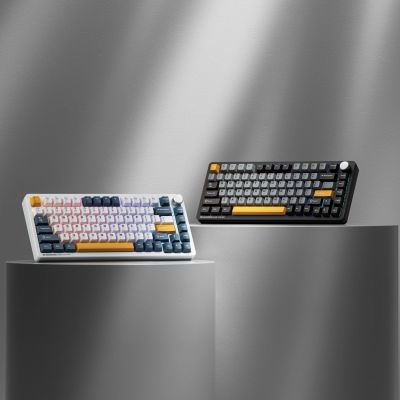 7. Klawiatura gamingowa Machenike K600-B82W bezprzewodowa mechaniczna podświetlana GR Silver Switch - czarna