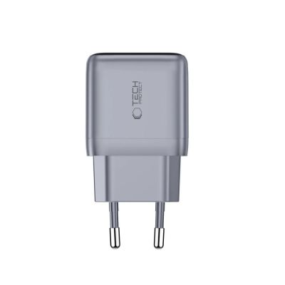 3. Ładowarka sieciowa Tech-Protect PowerVision NC45W-GaN 1-Port PD 45W - ciemnoszara