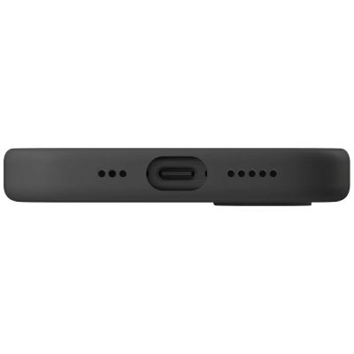 3. Etui UNIQ Lino Magclick Charging na iPhone 16e - szare
