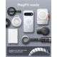 9. Etui Spigen Ultra Hybrid Mag MagSafe na Google Pixel 11 - przezroczysto-białe
