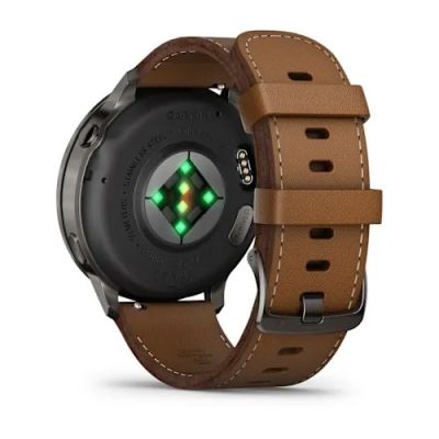 7. Garmin Venu 4 3,56 cm (1.4") AMOLED 45 mm Cyfrowy 454 x 454 px Ekran dotykowy Czarny Wi-Fi GPS