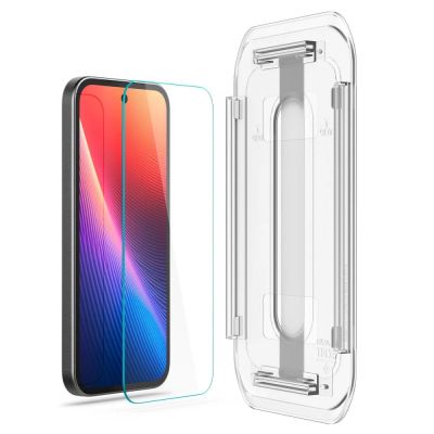 4. Szkło hartowane Spigen Glas.TR "Ez Fit" 2-pack na Google Pixel 9A - przezroczyste