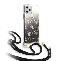 Etui Guess 4G Gradient na iPhone 11 Pro Max - czarne