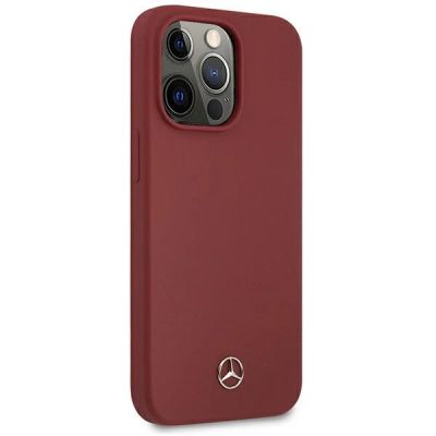 4. Etui Mercedes Silicone Line na iPhone 13 Pro / iPhone 13 - czerwone
