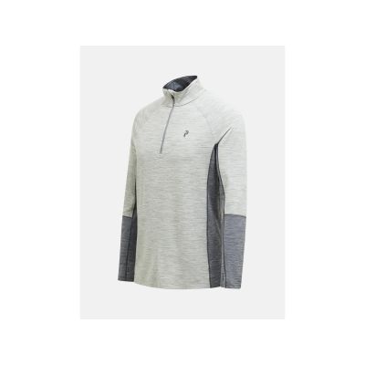 2. Bluza termoaktywna Peak Performance Magic Half Zip Wool-Blend BL - med grey mel/grey mel rozmiar: l