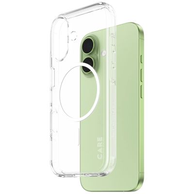 2. Etui CARE by PanzerGlass Flagship Urban Explorer w. White MagSafe na iPhone 17 - przezroczyste