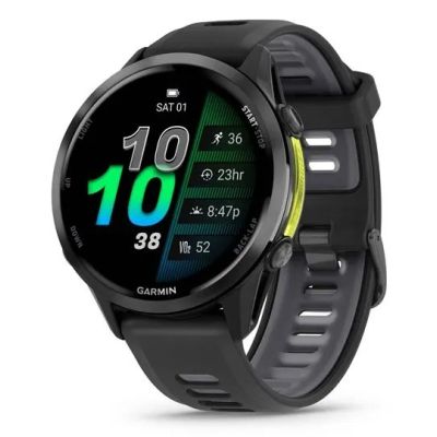 Garmin Forerunner 970 3,56 cm (1.4") AMOLED Cyfrowy 454 x 454 px Ekran dotykowy Czarny, Żółty Wi-Fi GPS