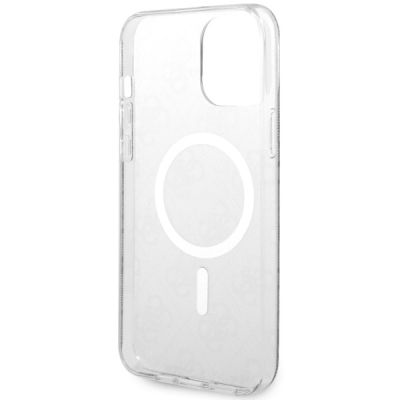 7. Etui Guess 4G MagSafe na iPhone 13 Pro Max - czarne