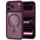 3. Etui Tech-Protect MagOne CC MagSafe + Szkło hartowane 2-Pack na iPhone 18 Pro Max / 17 Pro Max - przezroczysto-burgundowe