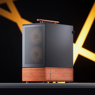 17. Obudowa PC Jonsbo T7, Midi-Tower, mATX, Szkło hartowane