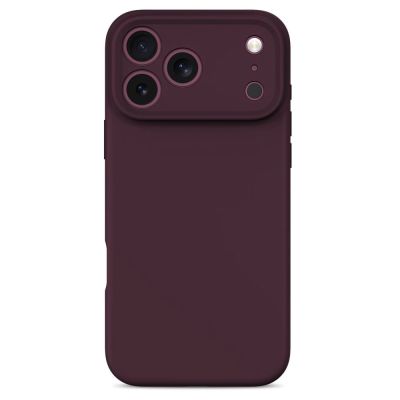 3. Etui Tech-Protect Silicone MagSafe na iPhone 18 Pro / 17 Pro - burgundowe