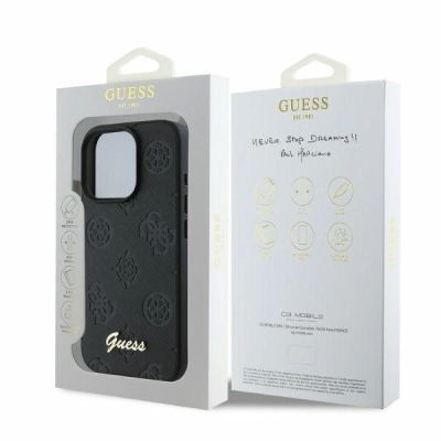 4. Etui Guess 4G Classic na iPhone 16 Pro - czarne