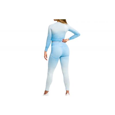 3. GymHero Ombre Rushguard Longsleeve LONG-BABYBLUE Niebieskie M