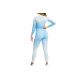 3. GymHero Ombre Rushguard Longsleeve LONG-BABYBLUE Niebieskie M