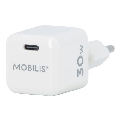 2. Mobilis 001383 ładowarka do urządzeń przenośnych Uniwersalne Biały Prąd przemienny Szybkie ładowanie Wewnętrzna