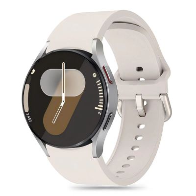 Pasek Tech-Protect Silicone do Samsung Galaxy Watch 4 / 5 / 5 Pro / 6 / 7 / FE - beżowy