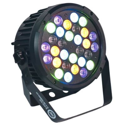 5. LIGHT4ME BLACK PAR 30x3W RGBA-UV LED - Reflektor sceniczny LED