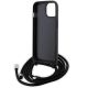 6. Etui Karl Lagerfeld Crossbody Saffiano Monogram Metal Pin Karl & Choupette na iPhone 15 - czarne