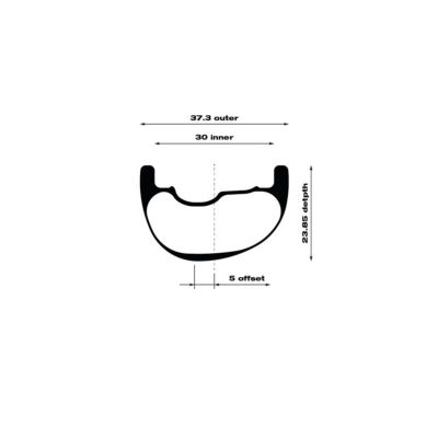 3. WTB Koło CZR i30x29'' tył148x112 28 6 śrub MS