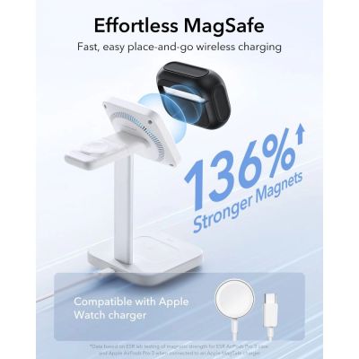 4. Etui ESR Orbit HaloLock MagSafe na AirPods Pro 3 - czarne