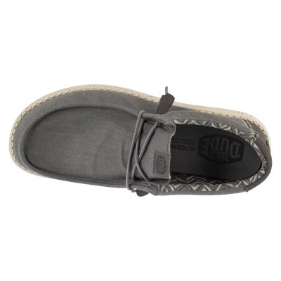 3. Hey Dude Wally Stretch Canvas 40700-1XA Szare 42