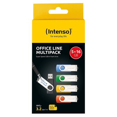 2. Intenso 3543575 pamięć USB 16 GB USB Typu-A 3.2 Gen 1 (3.1 Gen 1) Wielobarwny