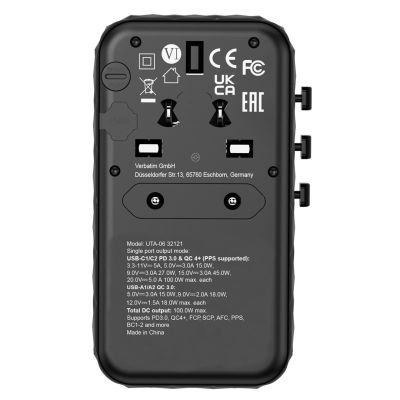 10. Verbatim UTA-06 Czarny Wewnętrzna