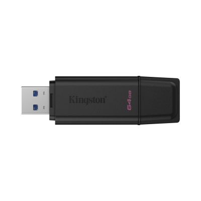3. KINGSTON 64GB Portable USB 3.2 Gen 1 DataTraveler Exodia Black