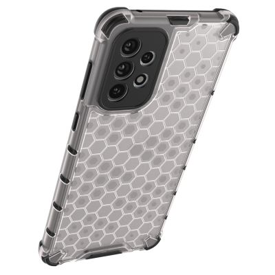 16. Honeycomb etui pancerny pokrowiec z żelową ramką Samsung Galaxy A73 czarny