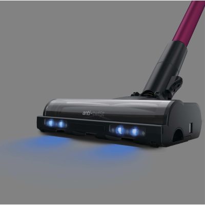 83. Hoover HF610HX 011 Pionowy odkurzacz Bateria Suchy EPA Bez worka 0,7 l 650 W Purpurowy 4 Ah