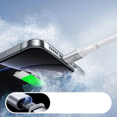 6. Kabel Joyroom S-A28 Flash Series 60W USB-C - USB-C 1m - biały