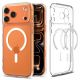 15. Etui Spigen Ultra Hybrid MagSafe na iPhone 17 Pro Max - przezroczysto-białe