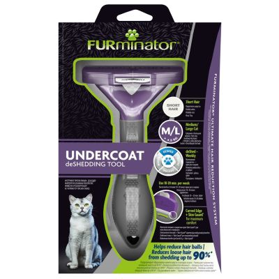 2. FURminator - furminator dla kotów krótkowłosych - M/L