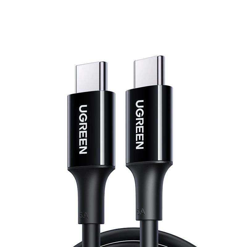 Kabel Ugreen US300 USB-C / USB-C 480Mb/s 5A 1m - czarny