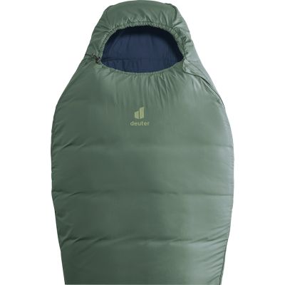 3. Deuter Orbit EL +5C/41F Dorosły Śpiwór typu mumia Tkanina, Polietylenosulfon (PES), Ripstop Zielony