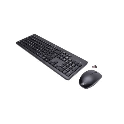15. Zestaw klawiatura + mysz HP 230 Wireless Mouse and Keyboard Combo bezprzewodowe czarne 18H24AA#ABB
