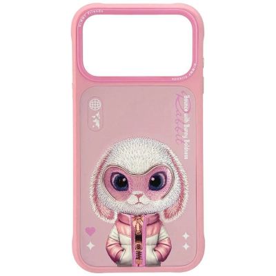 Etui Nimmy Cool&Cute 2.0 Rabbit na iPhone 17 Pro Max - różowe