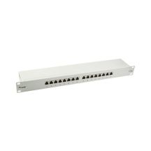 Equip 19" Patchpanel 16xRJ45 Cat5e FTP 1U    1000MHz RAL7035