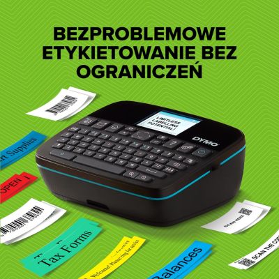 12. DYMO LabelManager 640CB 6/9/12/19/24mm D1 Taśma Qwerty