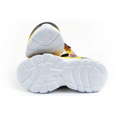 9. Leomil buty sportowe dziecięce sneakersy Pokemon lekkie na rzep LED czarne żółte