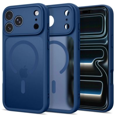 Etui Tech-Protect BasicMag MagSafe na iPhone 17 Pro Max / 18 Pro Max - ciemnoniebieskie matowe