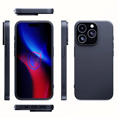 8. Etui 3mk Matt Case Pro na Apple iPhone 15 Pro - czarne matowe