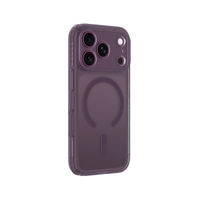 4. Etui AMAZINGTHING Titan Pro Lens na iPhone 18 Pro z osłoną aparatu i mocowaniem na smycz kompatybilne z MagSafe - fioletowe