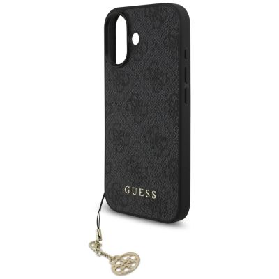5. Etui Guess 4G Charms Collection MagSafe na iPhone 17 - czarne