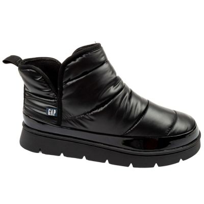 GAP buty damskie botki zimowe Alabama za kostkę czarne wsuwane